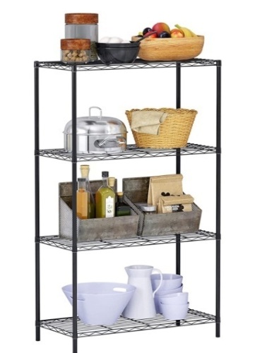4-Tier Wire Shelving Unit - Lot 455