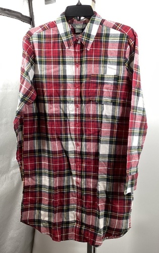 Natural Reflections Plaid Flannel Shirt, Size S - Lot 435