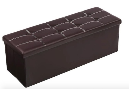 Tufted Lid Storage Ottoman - Lot 267