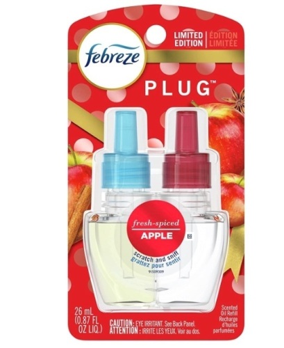 Lot of 6 Febreze Plug Scented Oil Refill, Fresh-Pressed Apple - Lot 474