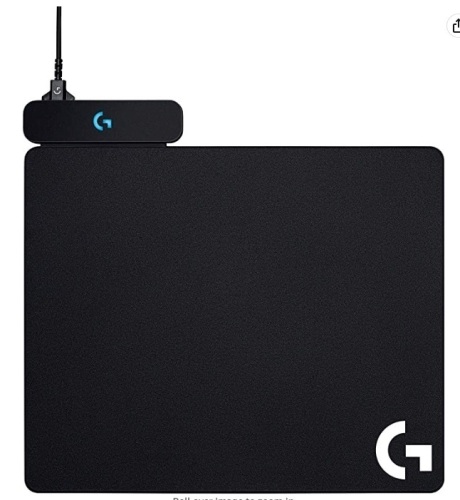 LogitechG PowerPlay Wireless Charging Mouse Pad, Compatible with G Pro/ G903/ G703/ G502 Lightspeed Gaming Mice - Black - Lot 634