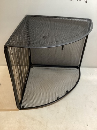 Black Wire Mesh Organizer - Lot 280