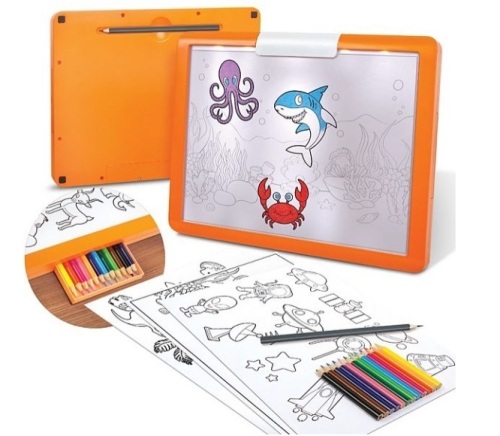 Discovery 34-Piece LED Illuminated Tracing Tablet Set - Lot 288