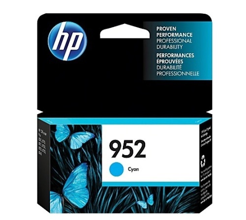 Lot of 4 HP 952 Cyan Ink Cartridge - Lot 635