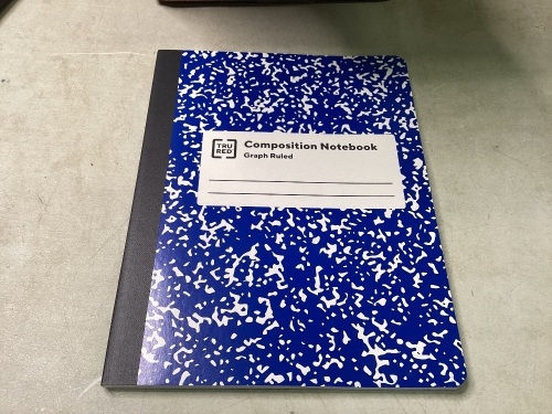 Lot of 24 Tru Red Composition Book, 80 Sheets - Lot 367