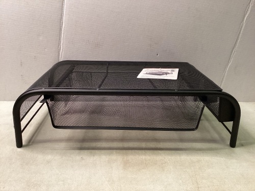 Sucasa Metal Mesh Monitor Stand, Damaged/Bent Shelf - Lot 380