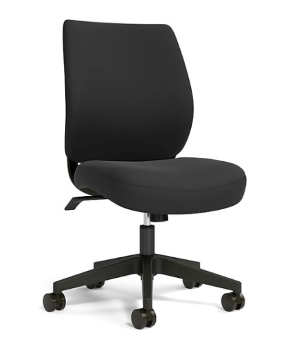 Union & Scale™ Essentials™ Fabric Task Chair, Black - Lot 767