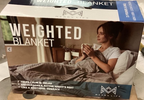 Weighted Blanket, 60" x 80", 15 lb. - Lot 173