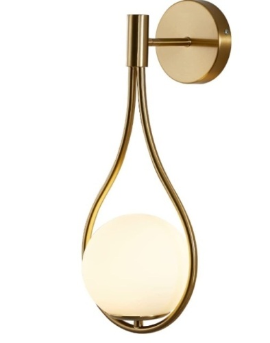 KCO Lighting Wall Sconce, Mid-Century Drop Design - Lot 175