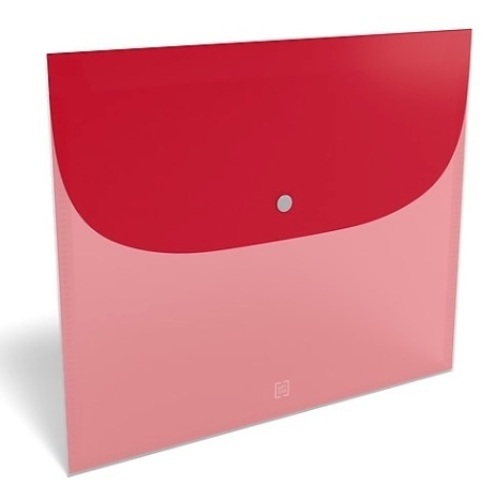 Lot of 10 TRU RED™ Plastic Filing Envelope with Snap Closure, Coupon Size, Assorted Colors - Lot 355