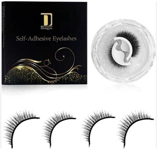 Lot of (7) Boxes of Dongyu Reusable Self Adhesive Eyelashes, Sealed - Lot 83
