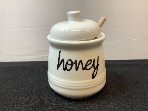 Honey Jar With Dipper - Lot 291