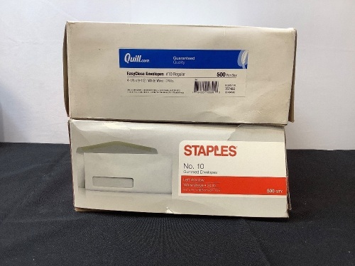 Lot of (2) Boxes of No. 10 Envelopes - Lot 298