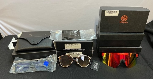 (1) Bluelight Blocking Glasses & (5) Sunglasses - Lot 305