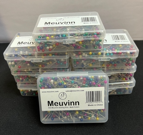 Lot of (8) Boxes of 500ct Sewing Pins - Lot 338