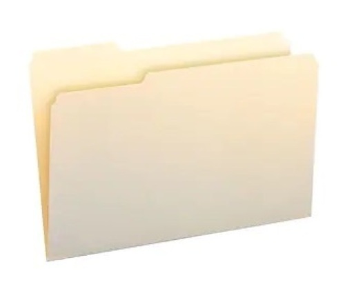 Lot of (3) Boxes Quill Manila File Folders - Lot 375