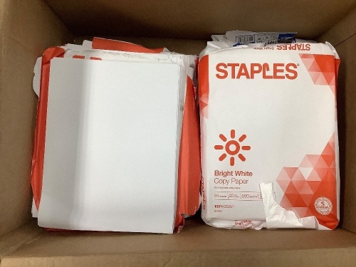 Approx. 8 Reams Misc. Copy Paper (Damaged Packaging) - Lot 295
