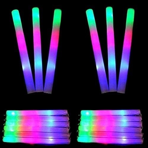 Set of (30) LED Foam Sticks - Lot 154
