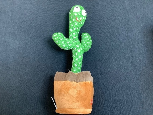 Dancing Cactus, Reacts to Sound - Lot 160