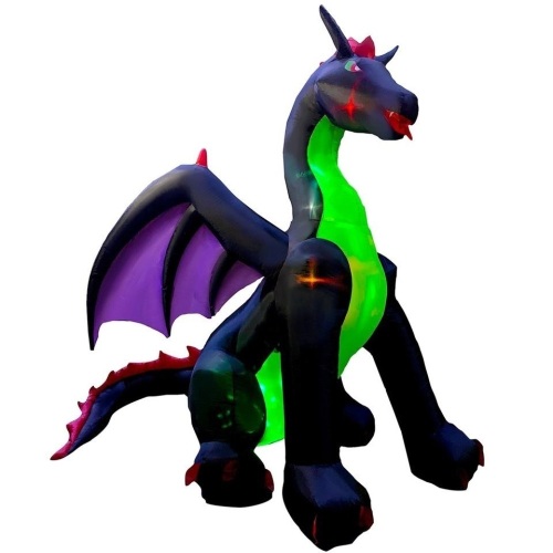 Inflatable Dragon Outdoor Halloween Decoration - Lot 86