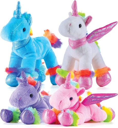 Set of (4) Stuffed Unicorns - Lot 78