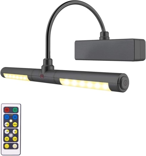 Wireless Remote Control Three Tone Color LED Picture Light - Lot 473