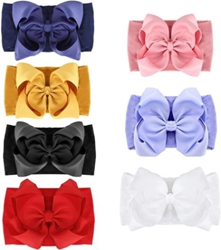 Bundle of (5) Baby Girl Headbands, 7 Pack Each - Lot 315