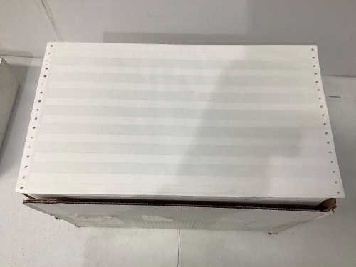 Staples Green Bar Continuous Feed Paper - Lot 300