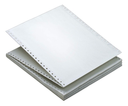 9.5"x11" 2-Part Carbonless Continuous Form Paper - Lot 336