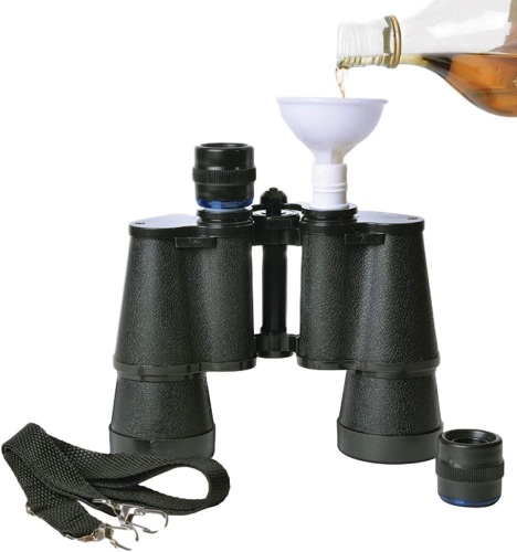 Double Barreled Binocular Flask - Lot 425