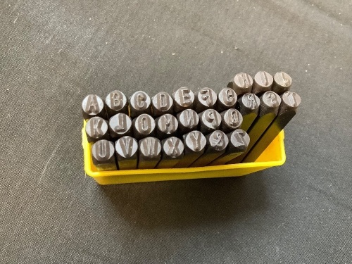 4mm Steel Letters - Lot 450