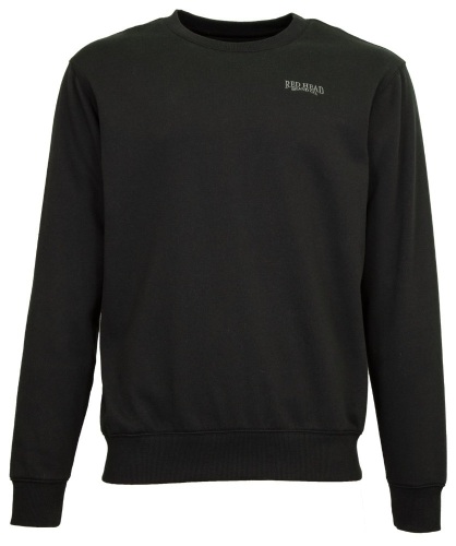 Men's Thermal Fleece Crew, XLT, Black - Lot 513