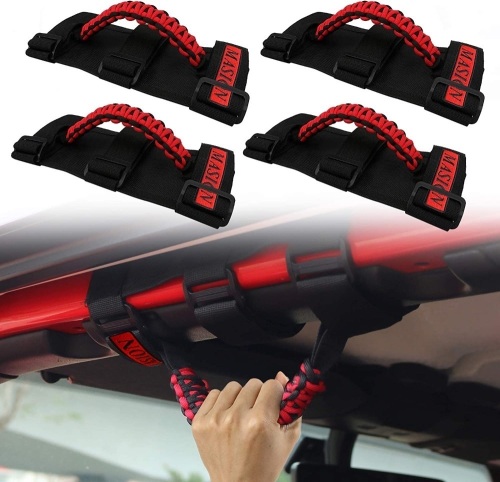 4pk MASION Roll Bar Grab Handles Grip for Jeep Wrangler - Lot 555