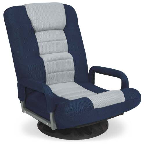 Gaming Floor Chair w/ 360-Degree Swivel, Armrest, Adjustable Backrest - Lot 8551