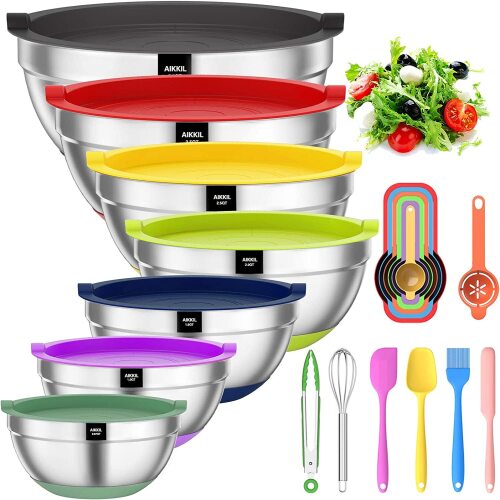 Stainless Steel Mixing Bowls 20pcs - Lot 11