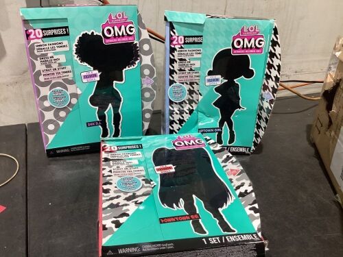 Case of (3) LOL Surprise Omg Fashion Doll With 20 Surprises Including Outfit and Accessories - Lot 257