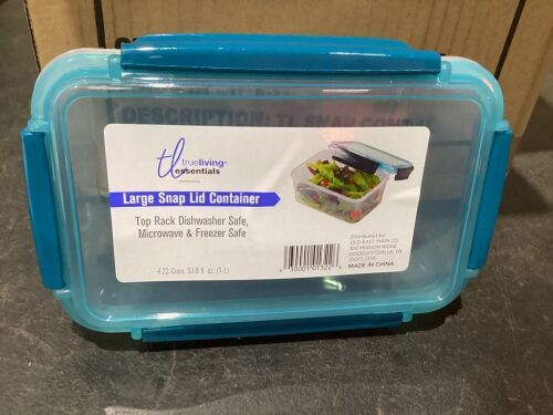 Case of (6) Large Snap Lid Containers - Lot 704