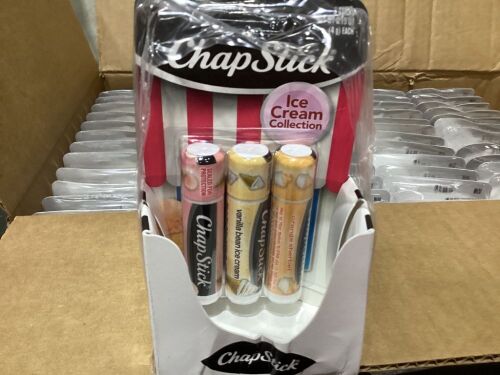 Case of (72) ChapStick Ice Cream Collection, 3 Pk - Lot 219