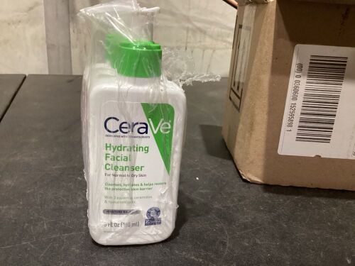Case of (12) CeraVe Hydrating Facial Cleanser - Lot 958