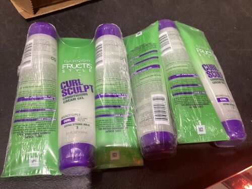 Case of (6) Garnier Fructis Style Curl Sculpt Conditioning Cream Gel Extra Strong Hold  - Lot 392