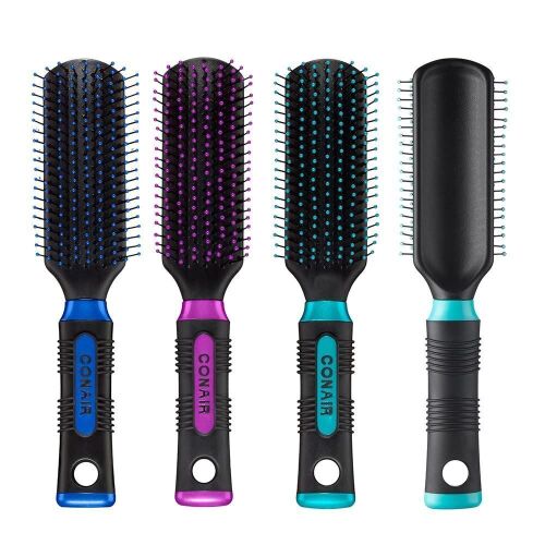 Case of (24) Conair Professional Salon Results All Purpose Hair Brush with Nylon Bristle - Various Colors  - Lot 1048
