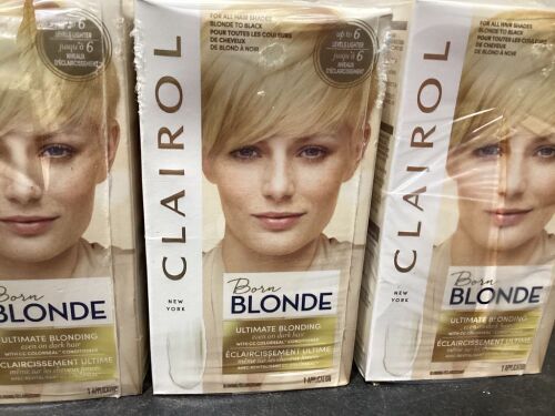 Lot of (9) Clairol Born Blonde Ultimate Blonding Hair Color  - Lot 838