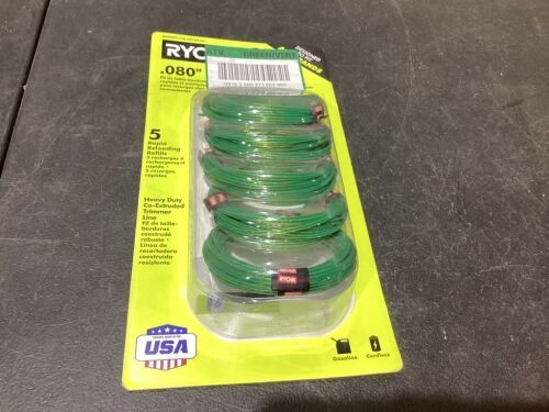 RYOBI 16' Pre-Cut .80" String Trimmer Line, 5pk - Lot 927