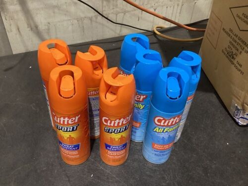 Lot of (8) Cutter Insect Repellent  - Lot 828