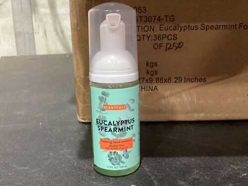 Case of Scentfull Foaming Hand Sanitizer Eucalyptus Spearmint - Lot 228