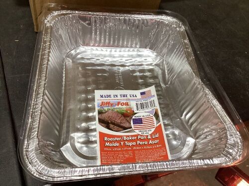 Case of (12) Jiffy-Foil Roaster Pan & Lid - Lot 959