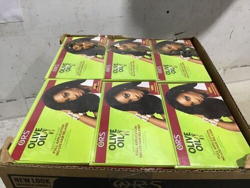 Case of (12) ORS Olive Oil No-lye Hair Relaxer - Lot 580