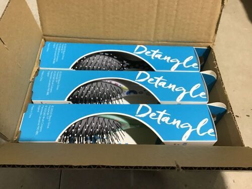 Case of (24) Kids Detangler Hair Brush - Lot 570