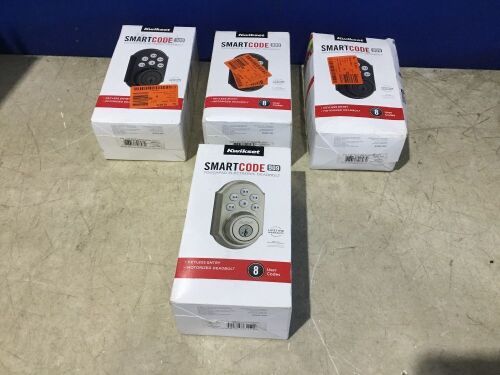 Lot of (5) Kwikset Smartcode Touchpad Electronic Deadbolt - Lot 587
