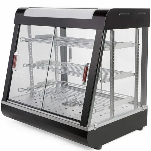 Curved Glass Warming Showcase - Stock Pic Not Exact  - Lot 36